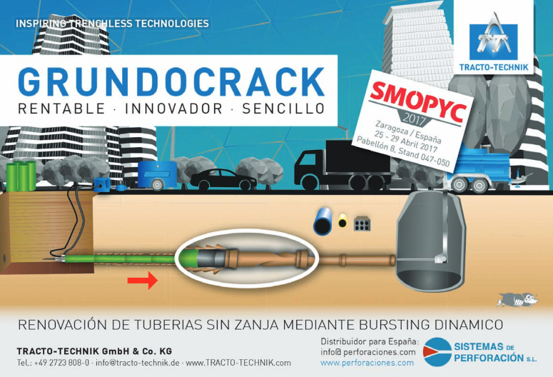 Últimas novedades en Tecnología Sin Zanja - SMOPYC 2017 Últimas novedades en Tecnología Sin Zanja - SMOPYC 2017